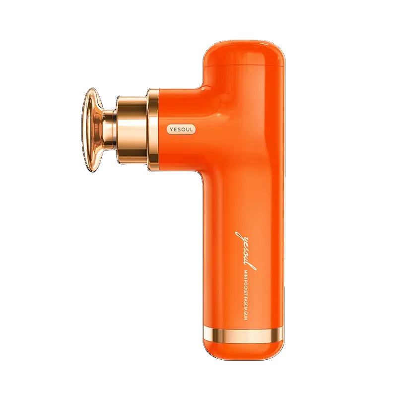 Massage Gun - ปืนนวดฟิตเนสขนาดเล็ก 3 หัว มอเตอร์ไร้แปรงถ่าน 3 ระดับความเร็ว