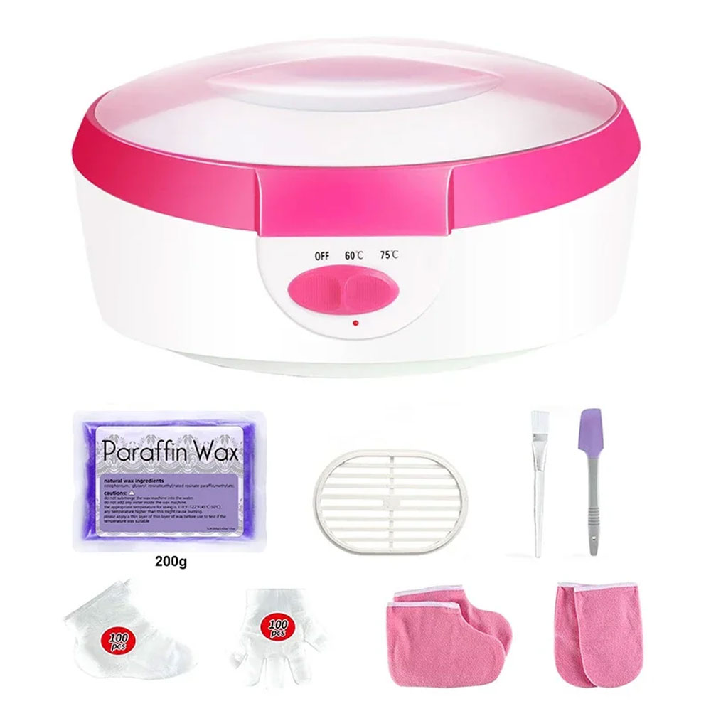 Wax Warmer - เครื่องพาราฟินแว็กซ์สำหรับแช่มือและเท้า อุปกรณ์เสริมทำความร้อนเร็ว ใช้กับพาราฟินแว็กซ์ 200 กรัม หรือถุงมือ/ถุงเท้า