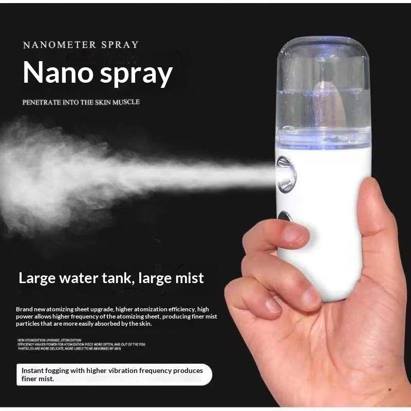 Face Steamer - ชุดเครื่องพ่นไอน้ำนาโนแบบชาร์จ USB สำหรับใบหน้า เครื่องเพิ่มความชุ่มชื้น เครื่องอบไอน้ำหน้า อุปกรณ์ความงาม