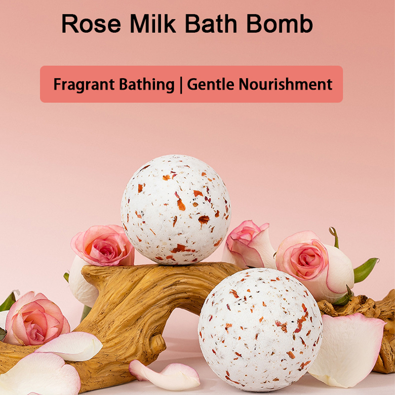 Bath Salts - เกลืออาบน้ำฟองนมกุหลาบธรรมชาติ ทำความสะอาดล้ำลึก บำรุงผิว ขัดผิว ผ่อนคลาย กลิ่นหอมอโรมาเธอราพี