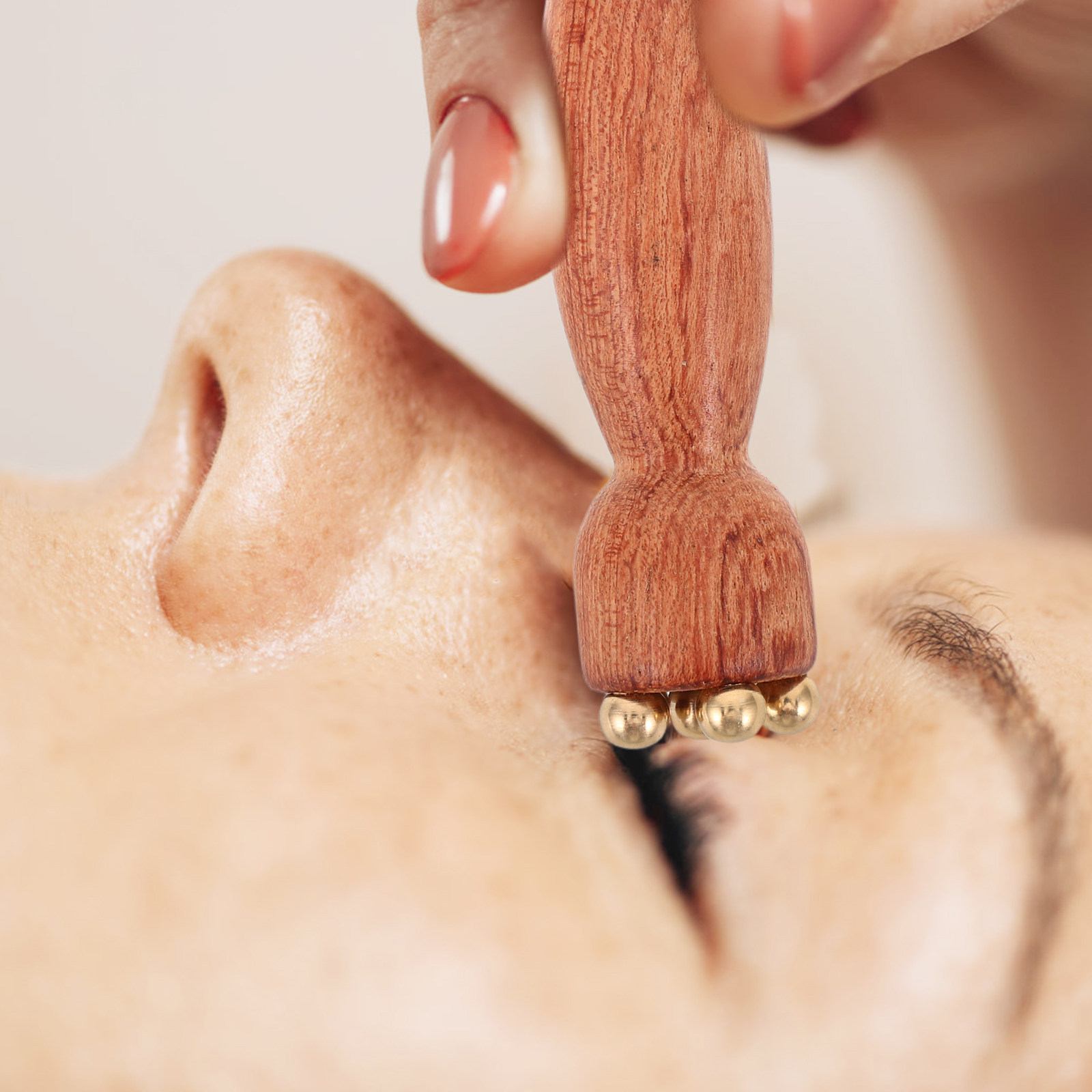 เครื่องมือนวดตาไม้พร้อมลูกปัดท - Spa Massager บทวิจารณ์และราคา