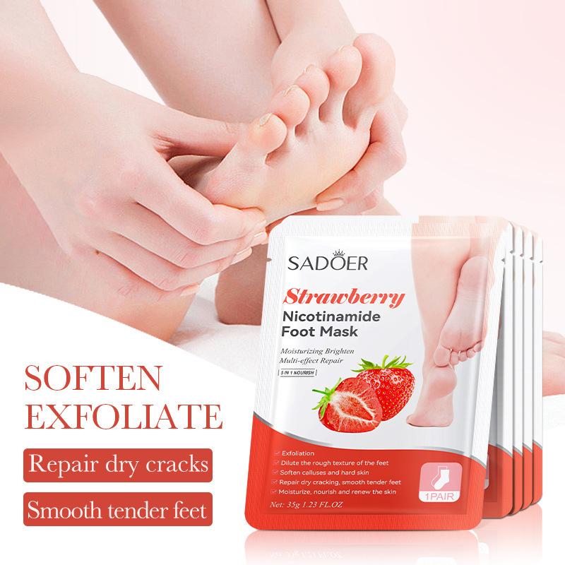 1 คู่ SADOER ผลไม้มาส์กเท้ามาส - Foot Spa บทวิจารณ์และราคา