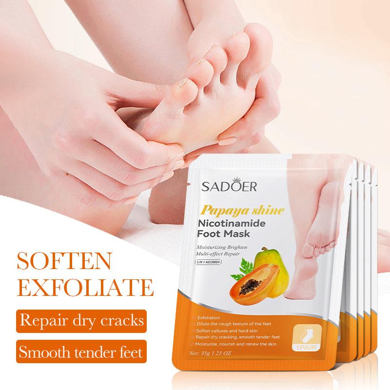1 คู่ SADOER ผลไม้มาส์กเท้ามาส - Foot Spa บทวิจารณ์และราคา
