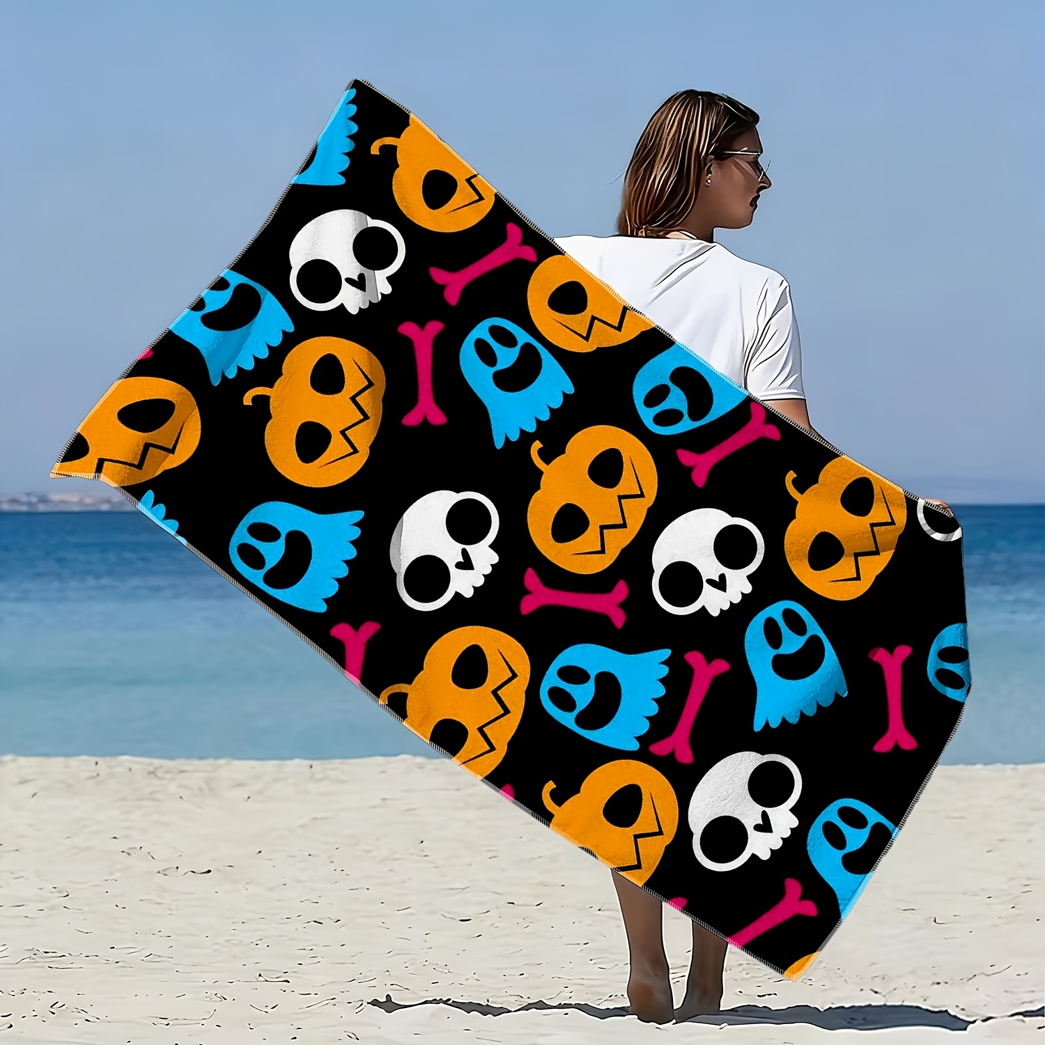 ผ้าขนหนูชายหาดลายฟักทองและหัวก - Spa Towel บทวิจารณ์และราคา