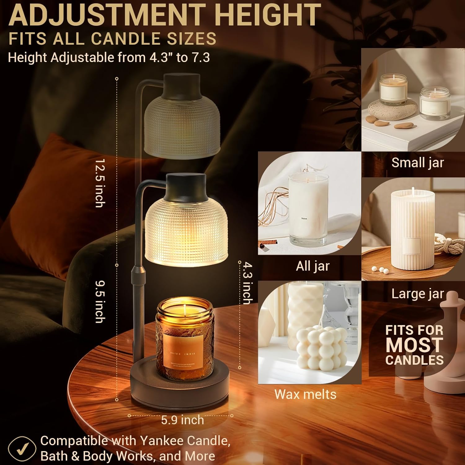 โคมไฟอุ่นเทียนพร้อมตัวตั้งเวลา - Wax Warmer บทวิจารณ์และราคา