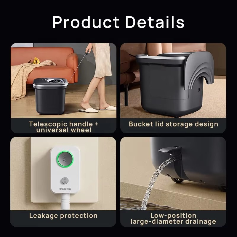 เครื่องนวดเท้าไฟฟ้าแบบพกพาพร้อ - Spa Massager บทวิจารณ์และราคา