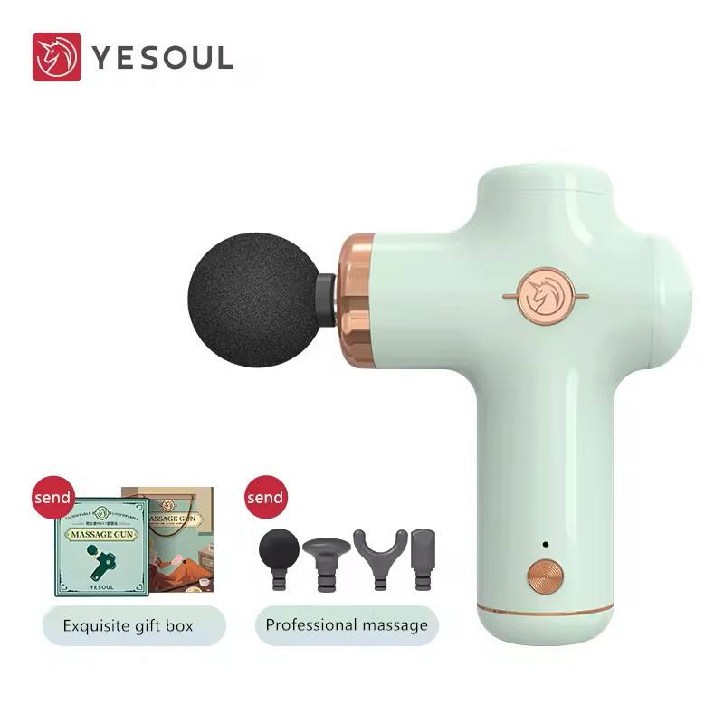 ปืนนวดมือถือขนาดเล็กพร้อมหัวนว - Massage Gun บทวิจารณ์และราคา