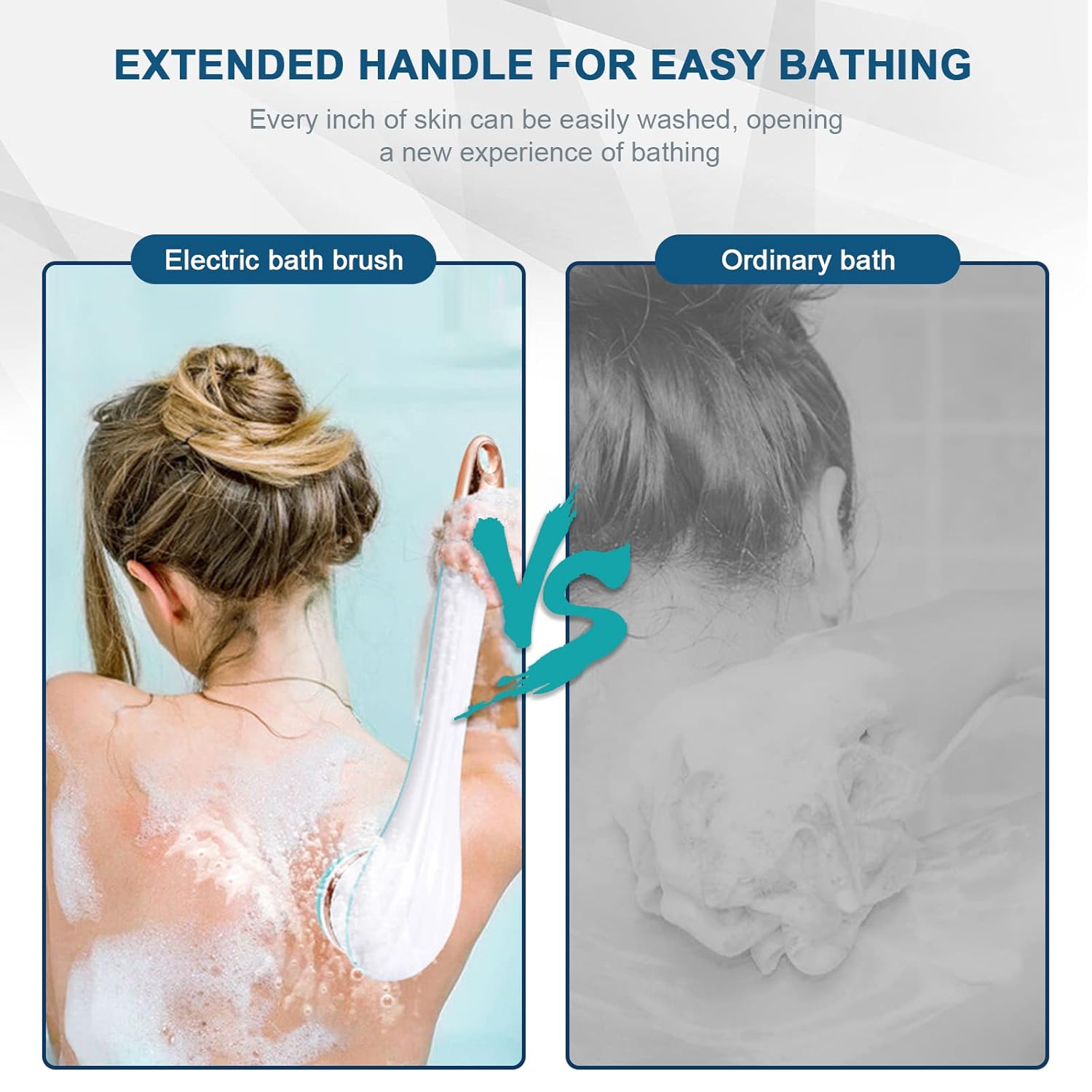 แปรงอาบน้ำไฟฟ้า 4 หัวเปลี่ยนได - Bath Salts บทวิจารณ์และราคา