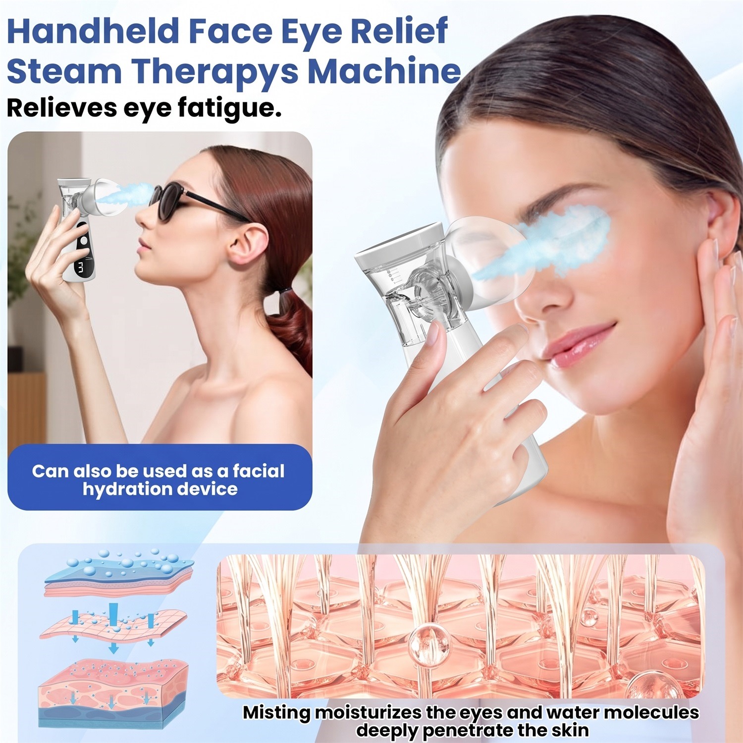 เครื่องพ่นไอน้ำบำรุงรอบดวงตา น - Face Steamer บทวิจารณ์และราคา