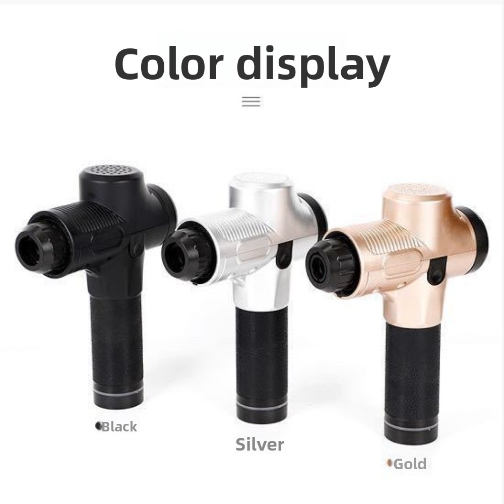 ปืนนวดกล้ามเนื้อแบบพกพา อุปกรณ - Massage Gun บทวิจารณ์และราคา