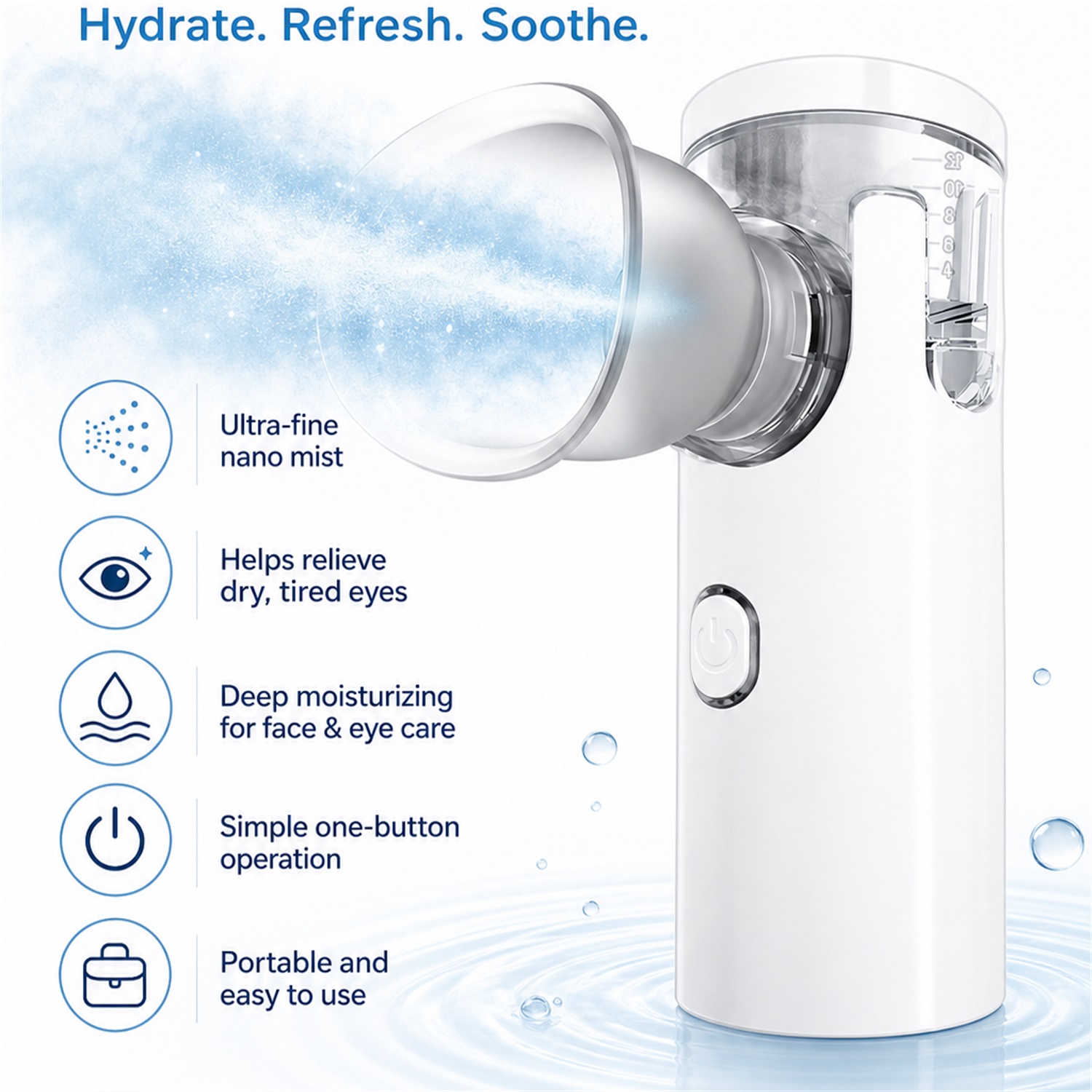 เครื่องพ่นไอน้ำนาโนสำหรับดวงตา - Face Steamer บทวิจารณ์และราคา