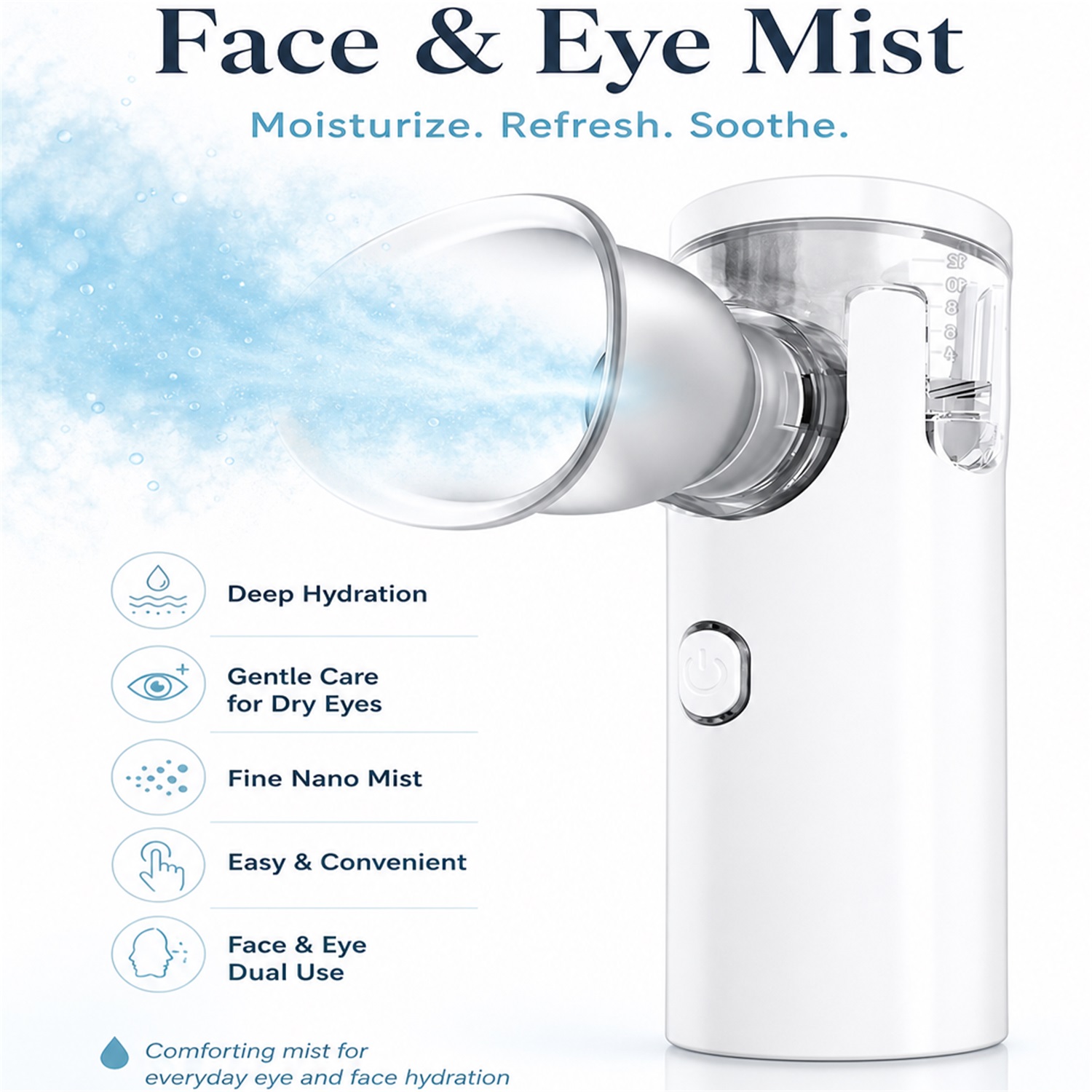 เครื่องพ่นไอน้ำนาโนสำหรับดวงตา - Face Steamer บทวิจารณ์และราคา