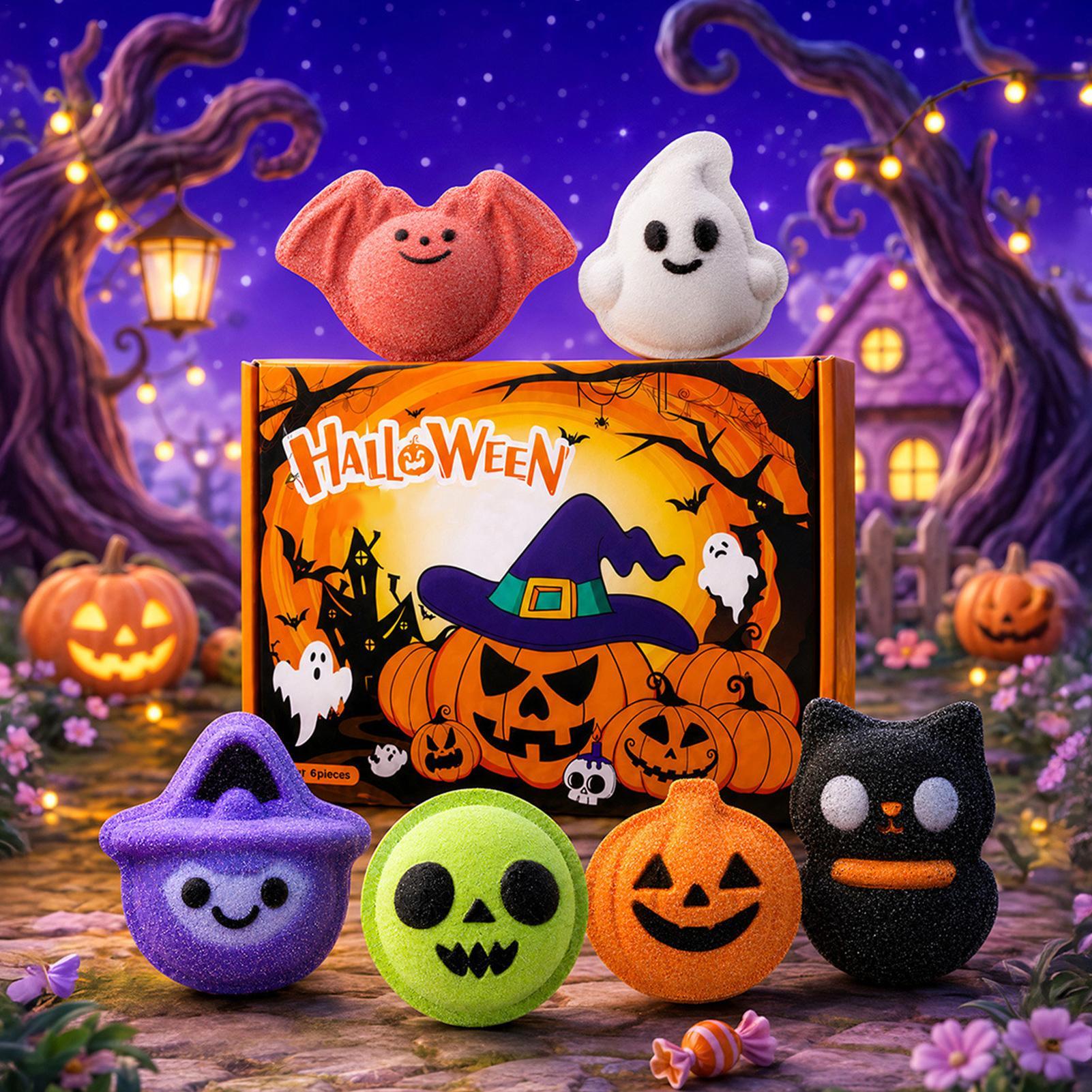 ชุดลูกบอลอาบน้ำฮาโลวีน 6 ชิ้น  - Bath Salts บทวิจารณ์และราคา