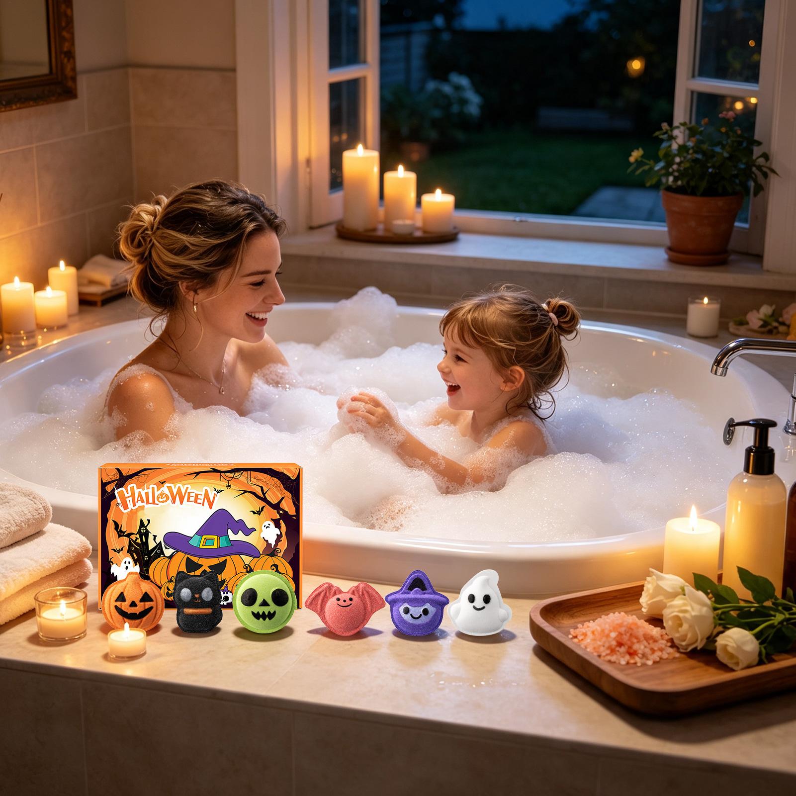 ชุดลูกบอลอาบน้ำฮาโลวีน 6 ชิ้น  - Bath Salts บทวิจารณ์และราคา