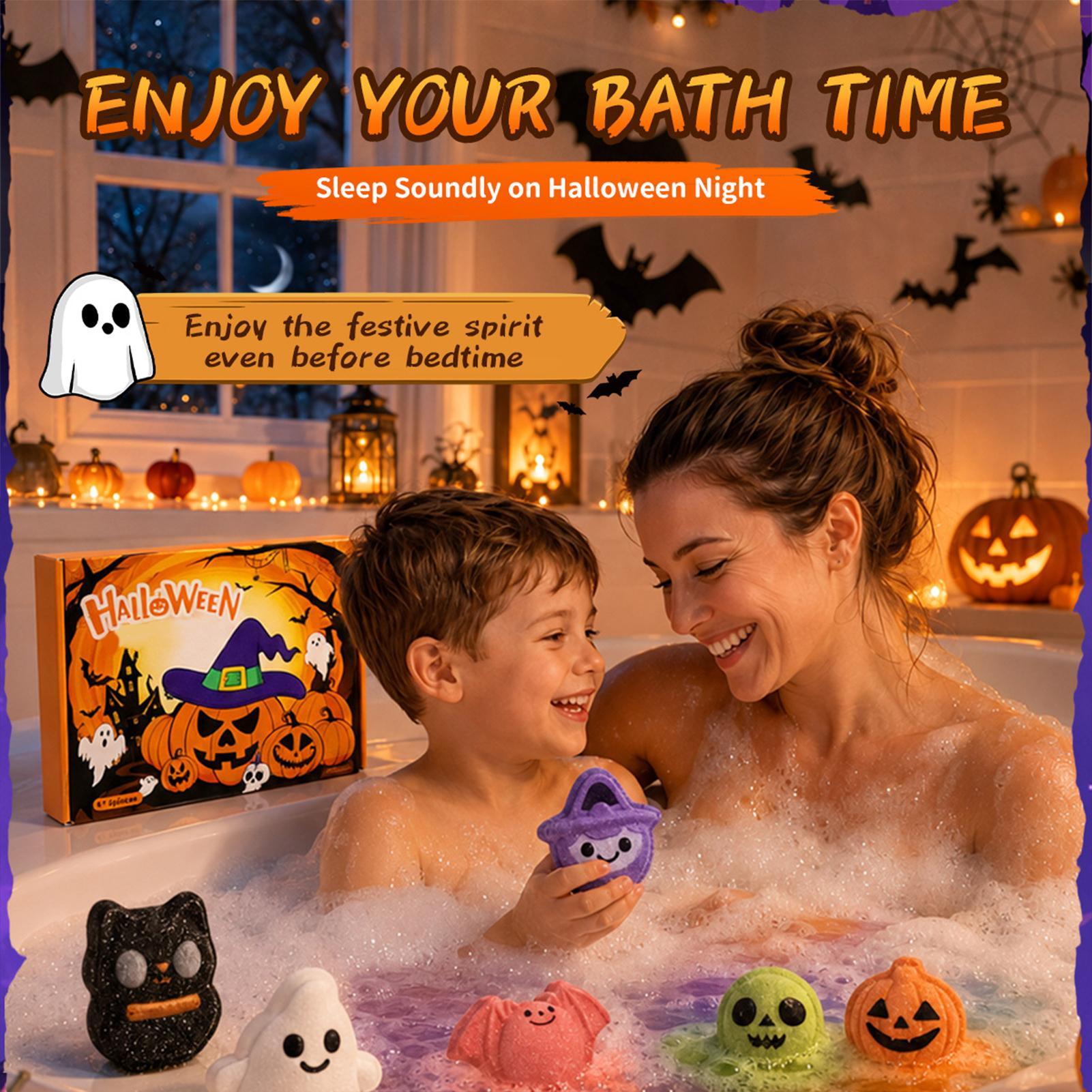 ชุดลูกบอลอาบน้ำฮาโลวีน 6 ชิ้น  - Bath Salts บทวิจารณ์และราคา