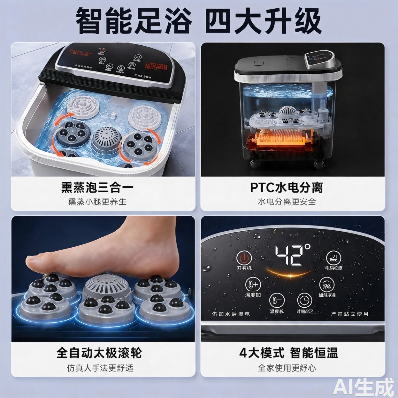อ่างแช่เท้าไฟฟ้า, อ่างสปาพร้อม - Spa Massager บทวิจารณ์และราคา