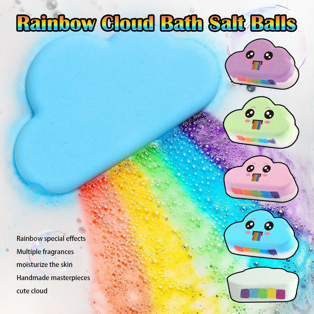 ลูกบอลอาบน้ำรูปเมฆสีรุ้งสำหรับ - Bath Salts บทวิจารณ์และราคา