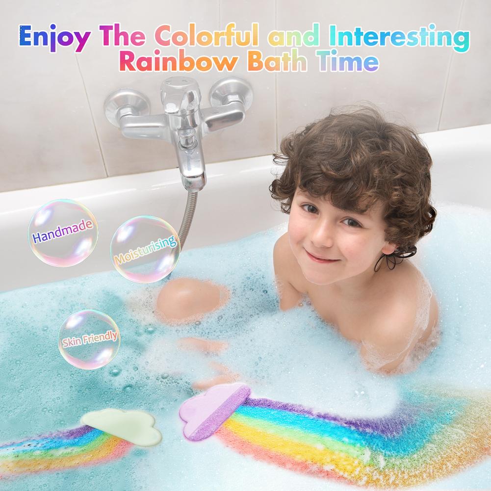 ลูกบอลอาบน้ำรูปเมฆสีรุ้งสำหรับ - Bath Salts บทวิจารณ์และราคา