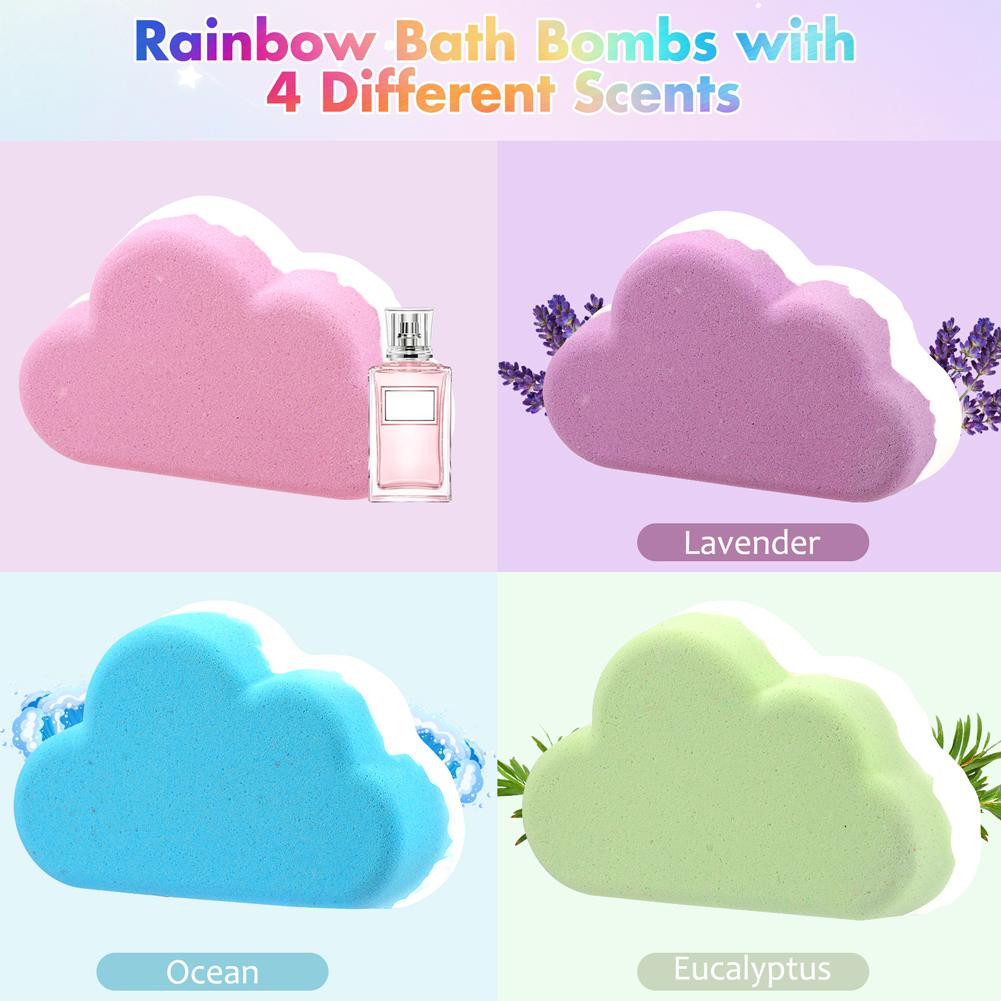 ลูกบอลอาบน้ำรูปเมฆสีรุ้งสำหรับ - Bath Salts บทวิจารณ์และราคา