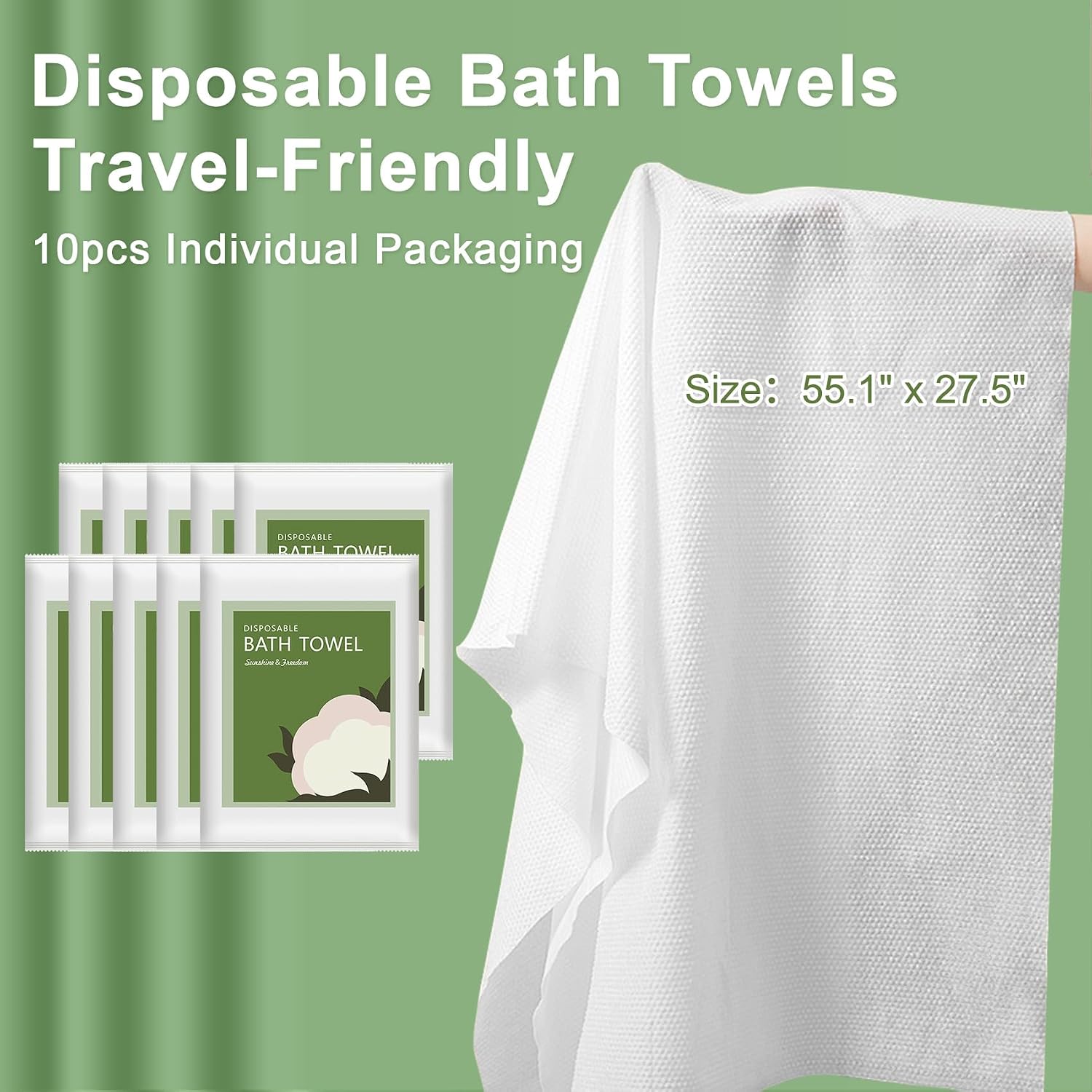 ผ้าขนหนูอาบน้ำแบบใช้แล้วทิ้ง 1 - Spa Towel บทวิจารณ์และราคา
