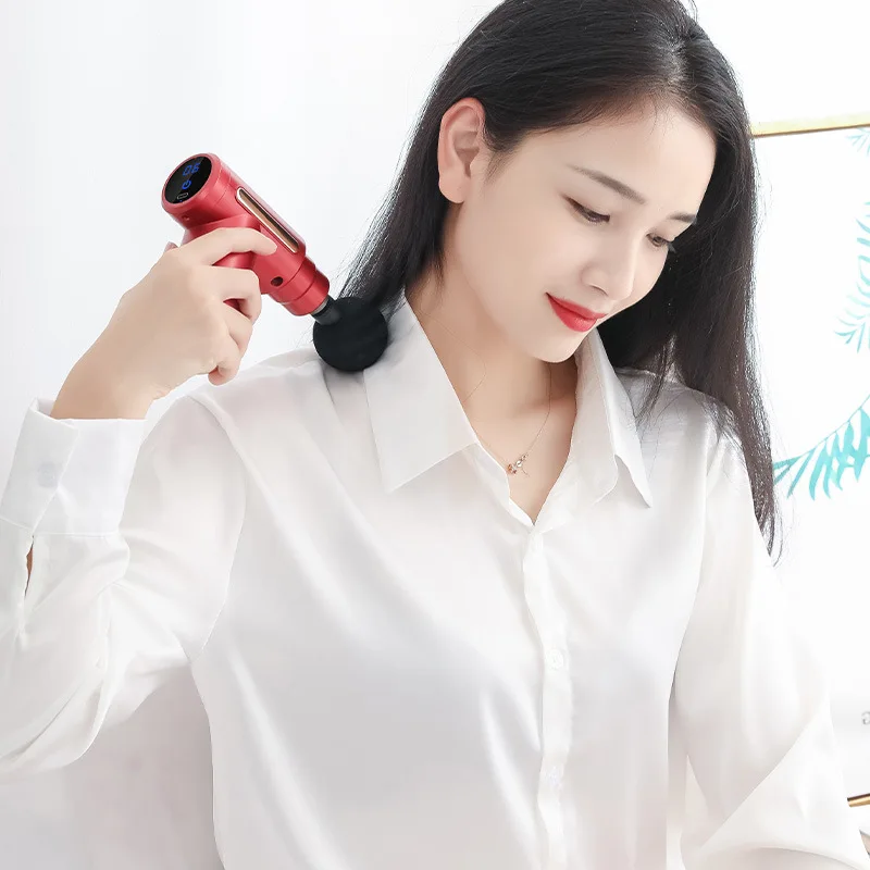 ปืนนวดขนาดเล็กแบบพกพา USB ชาร์ - Massage Gun บทวิจารณ์และราคา