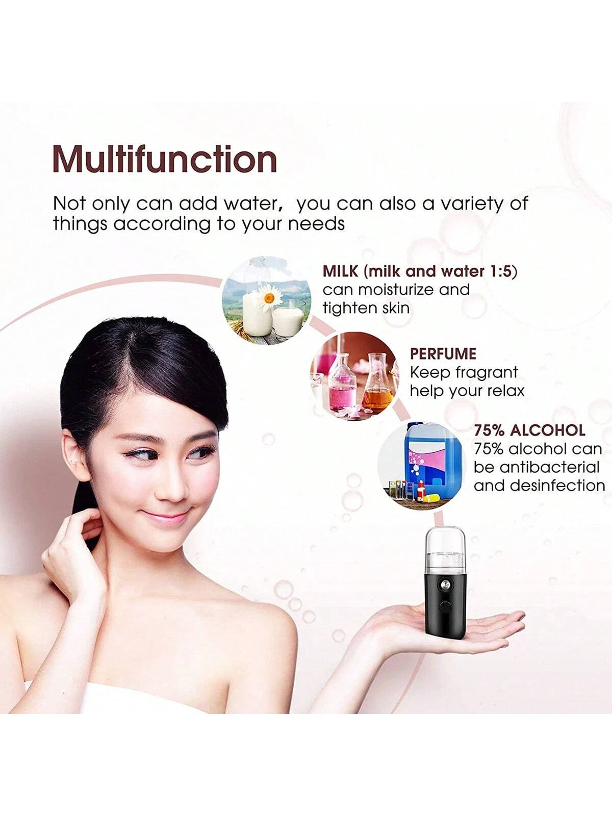 USB Mist Facial Sprayer Humidi - Face Steamer บทวิจารณ์และราคา