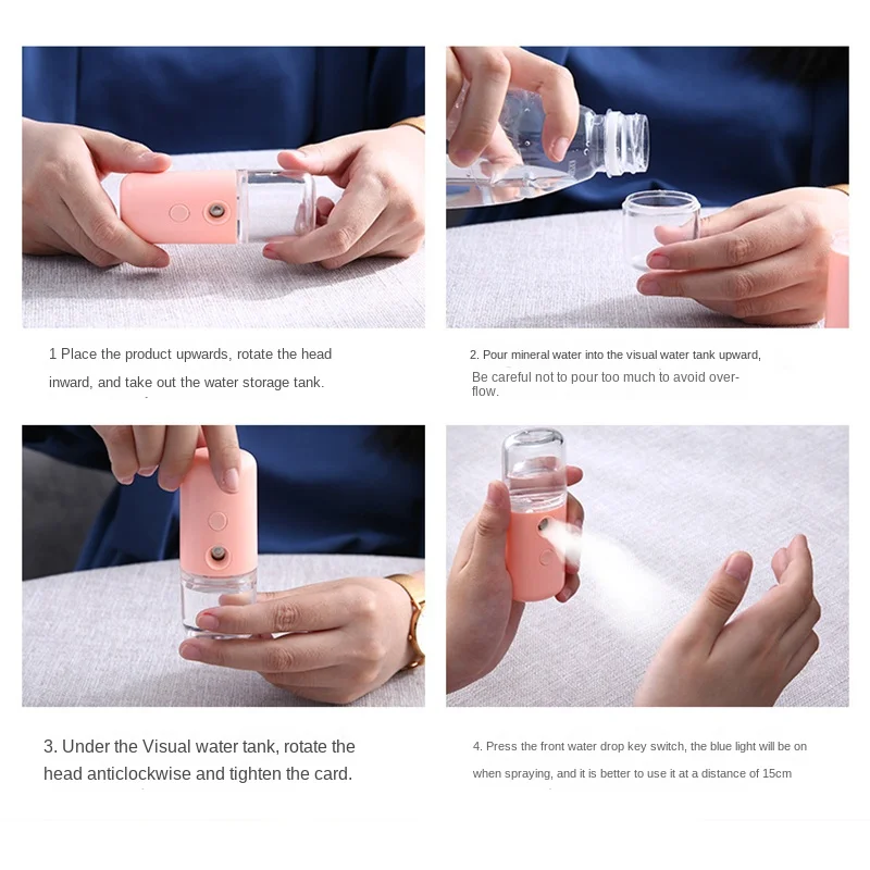 มินิแบบพกพา Humidifier Steamer - Face Steamer บทวิจารณ์และราคา