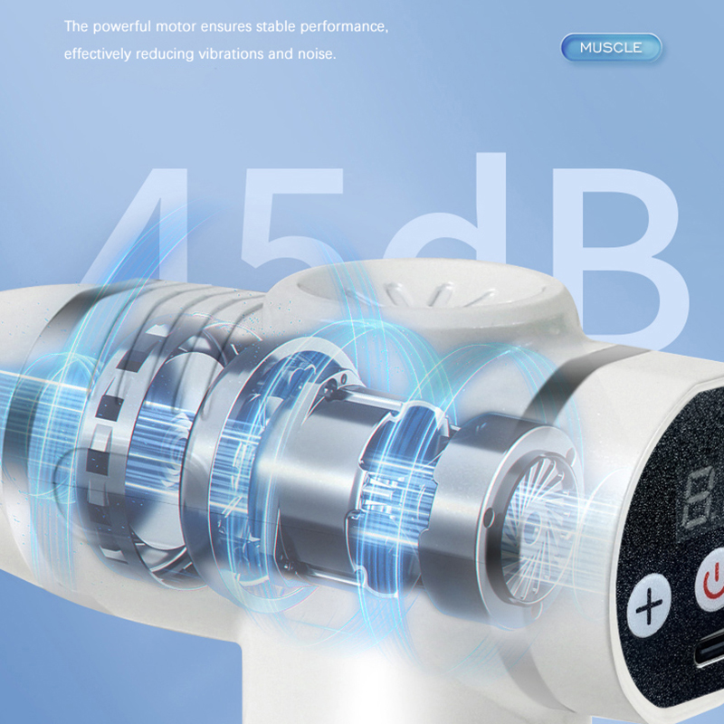 ปืนนวดกล้ามเนื้อพร้อมหัวนวด 12 - Massage Gun บทวิจารณ์และราคา
