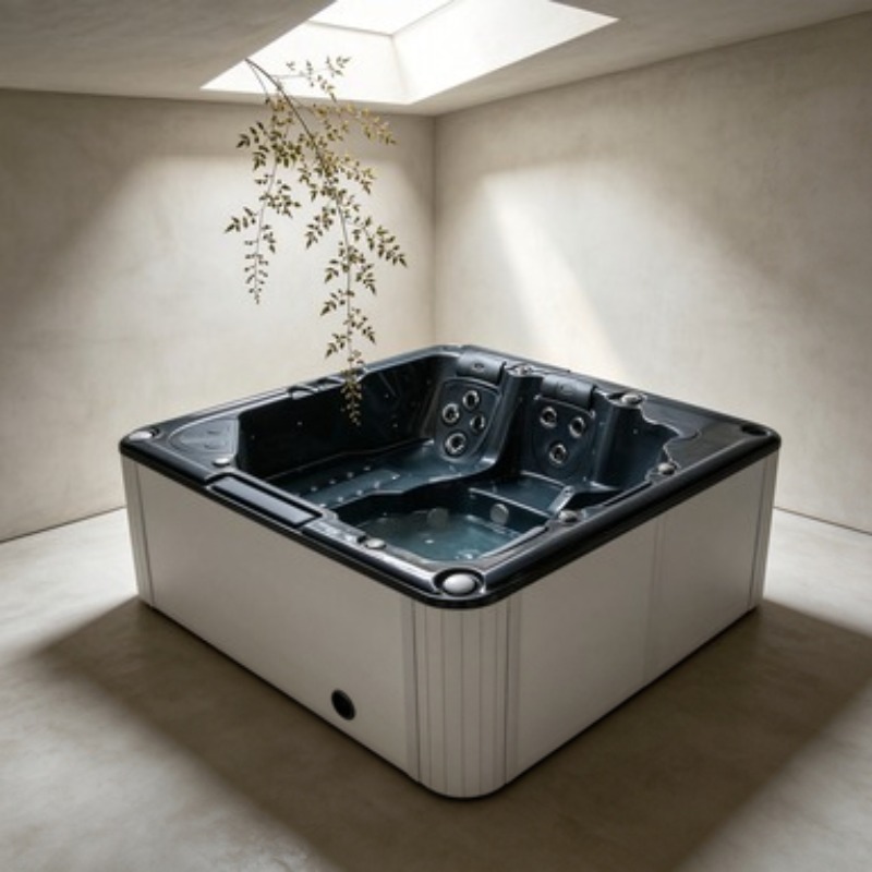 อ่างอาบน้ำนวดตัวอะคริลิก อ่างน - Hot Tub บทวิจารณ์และราคา