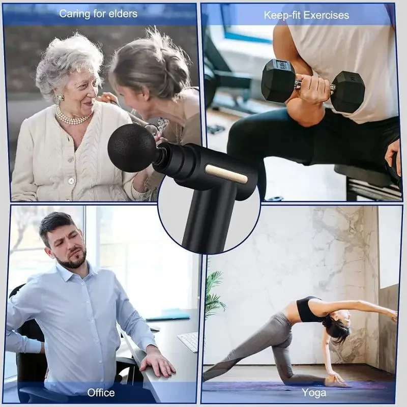 2024 แบบพกพา fascia ปืนกลับคอข - Massage Gun บทวิจารณ์และราคา
