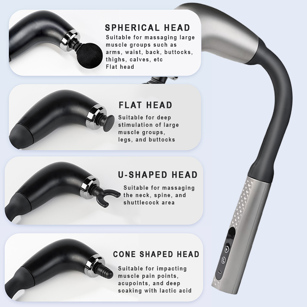 แบบพกพา Fascial นวดปืนไฟฟ้า Pe - Massage Gun บทวิจารณ์และราคา