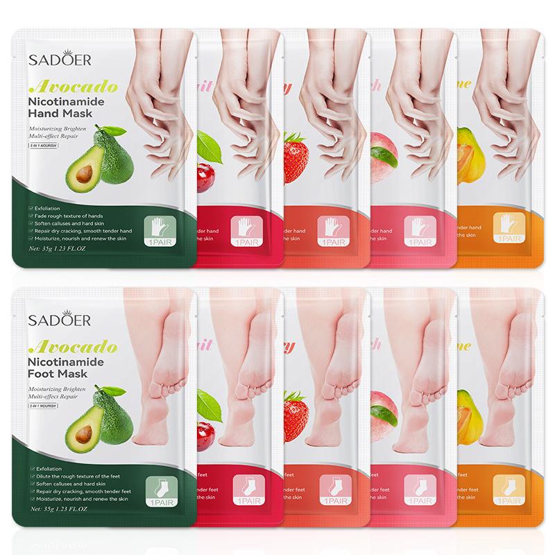 มาส์กเท้าผลไม้ SADOER 1 คู่ มา - Foot Spa บทวิจารณ์และราคา
