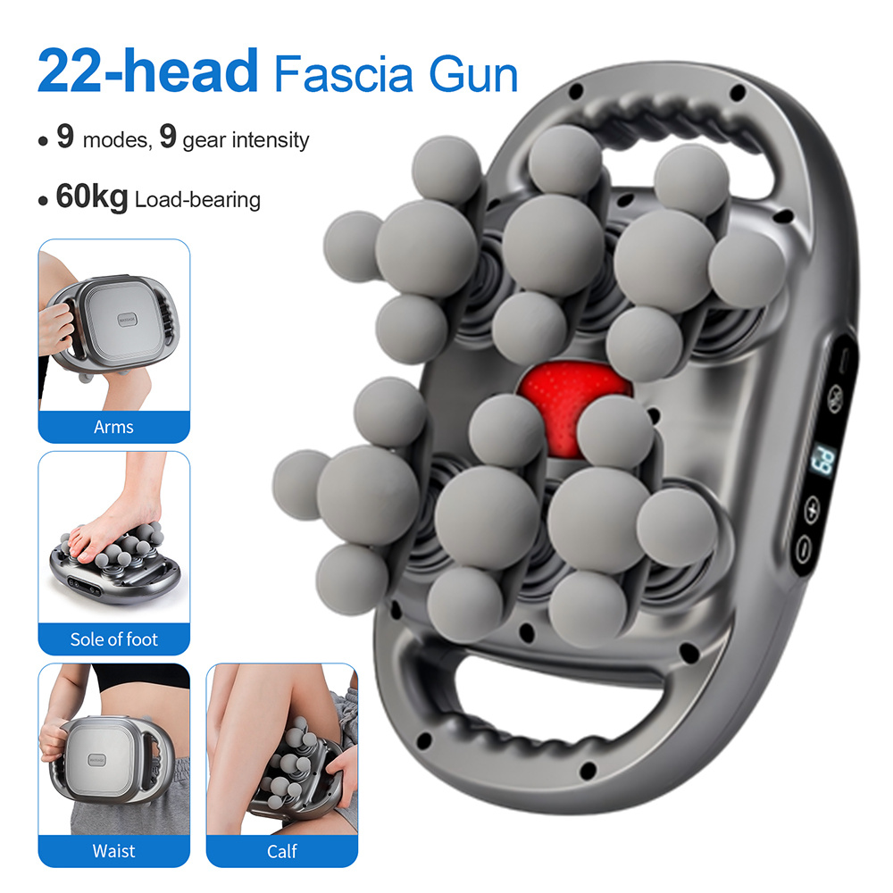 ปืนนวดกล้ามเนื้อ 22 หัว ระบบสั - Massage Gun บทวิจารณ์และราคา