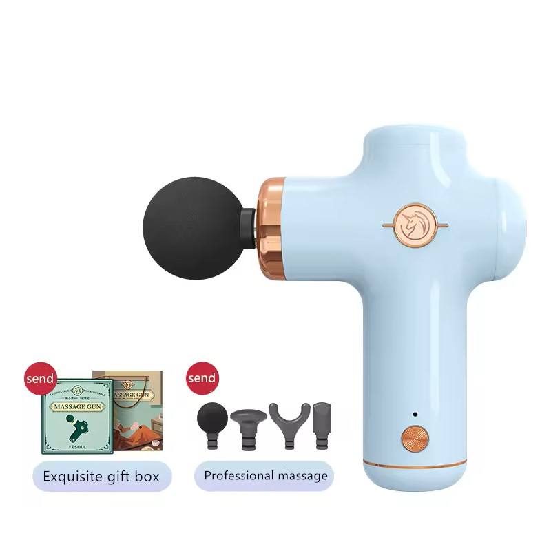 ปืนนวดมือถือขนาดเล็กพร้อมหัวนว - Massage Gun บทวิจารณ์และราคา