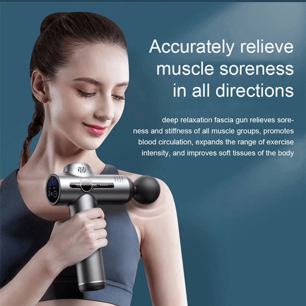 99 ระดับนวดปืน Fascia กล้ามเนื - Massage Gun บทวิจารณ์และราคา